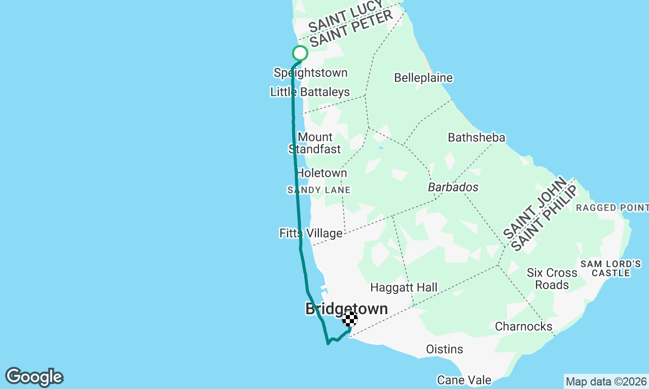 Voyage map