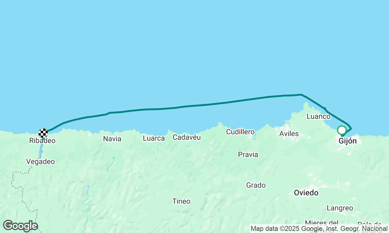 Gijon to Ribadeo