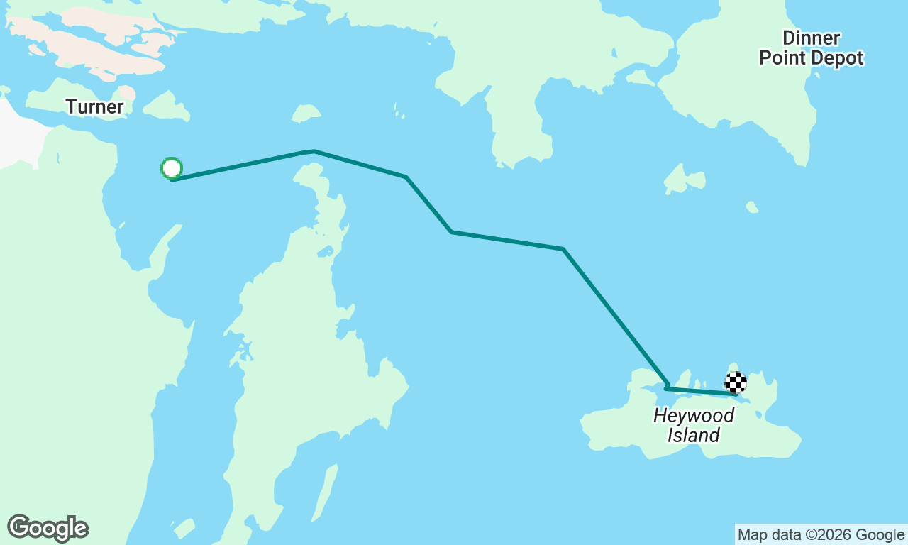 Little Current to Heywood Island