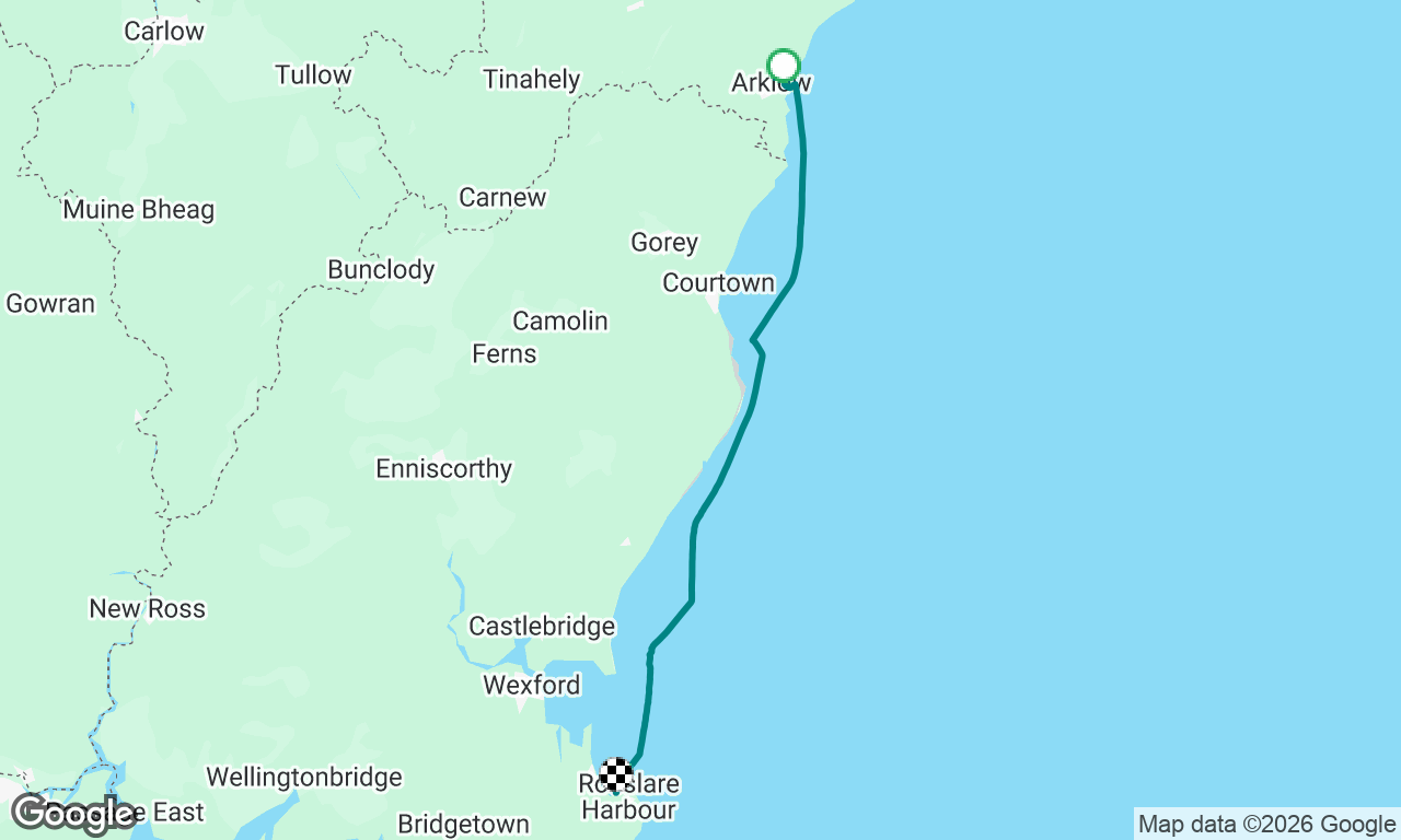 Kevin’s Ireland Circumnavigation - Leg 4 (Arklow to Rosslare)