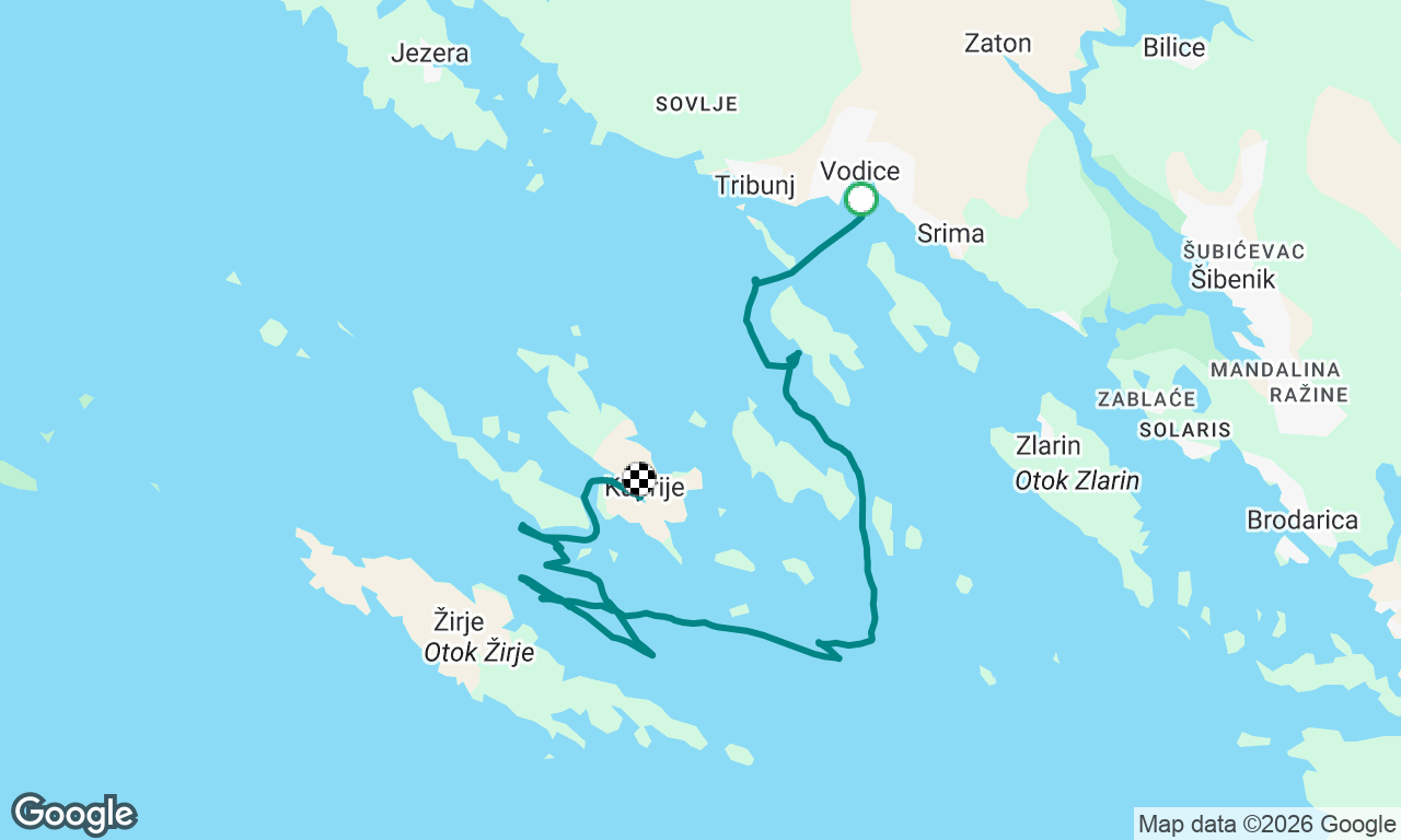 Voyage map