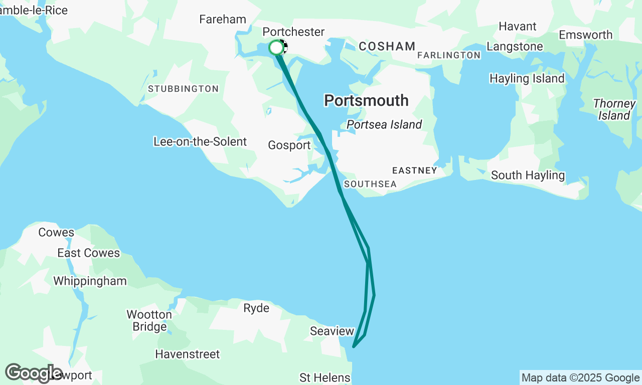 Wicor to Priory Bay IOW