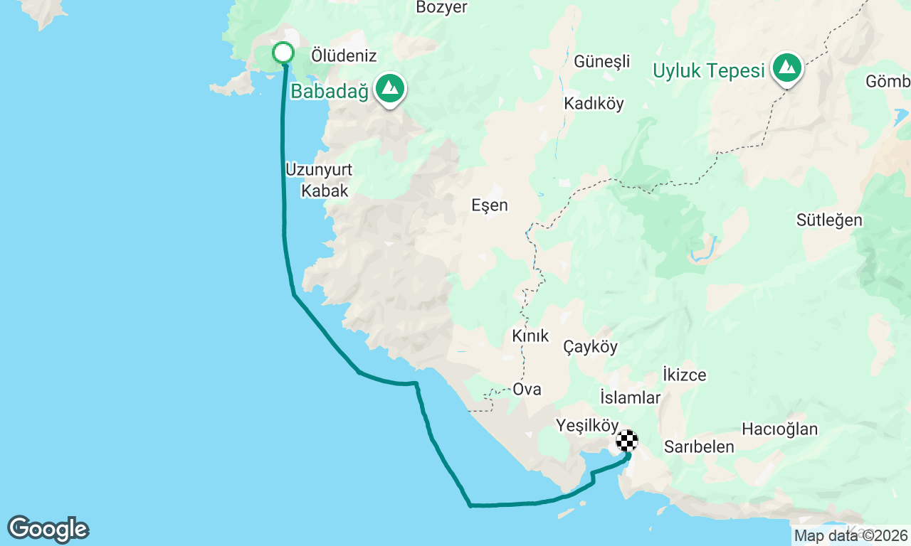 Voyage map