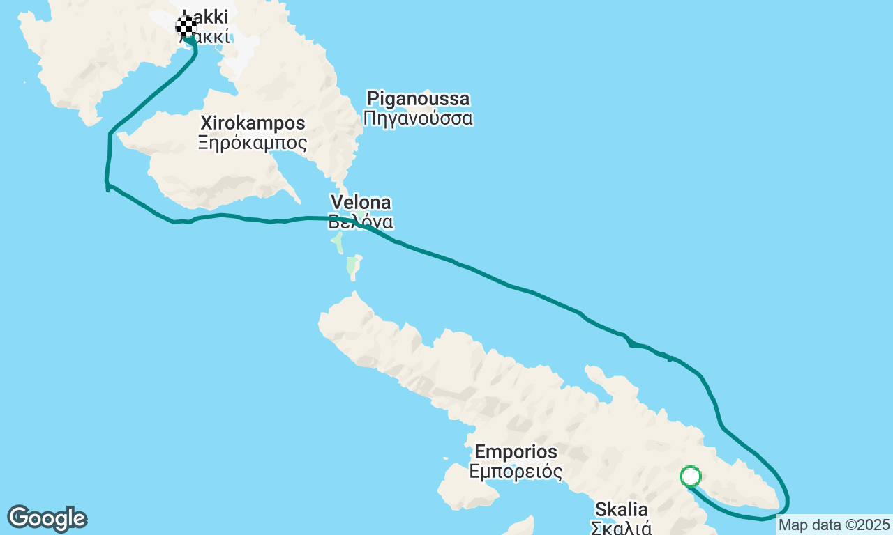 Palionisos Bay to Lakki Marina