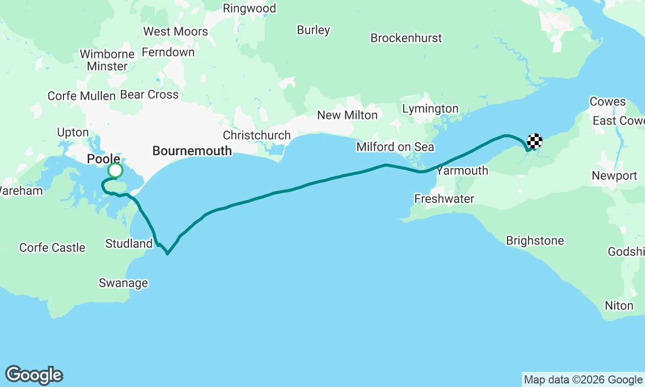 Poole Harbour to Newtown Creek