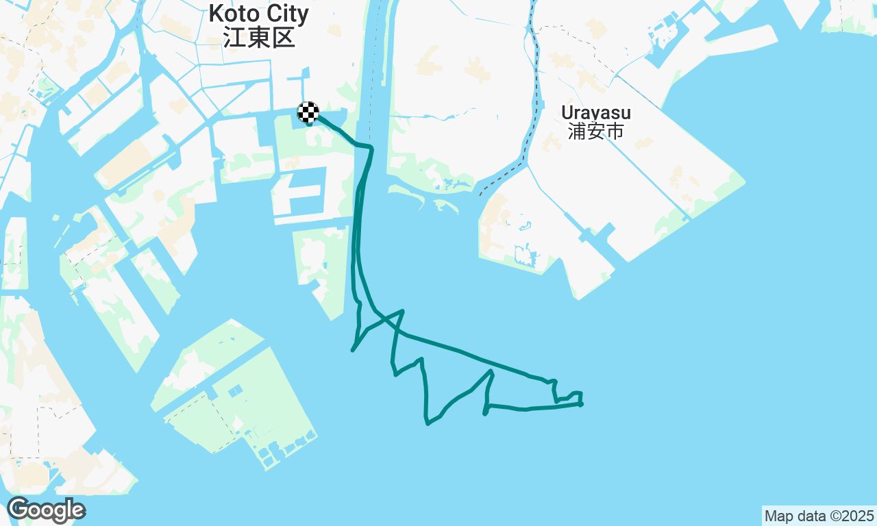 Practice sail Anaïs