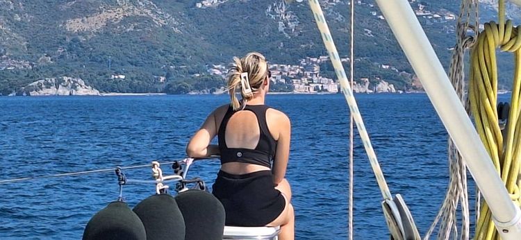 Voyage photo from Budva to Sutomore. (Last night Montenegro)