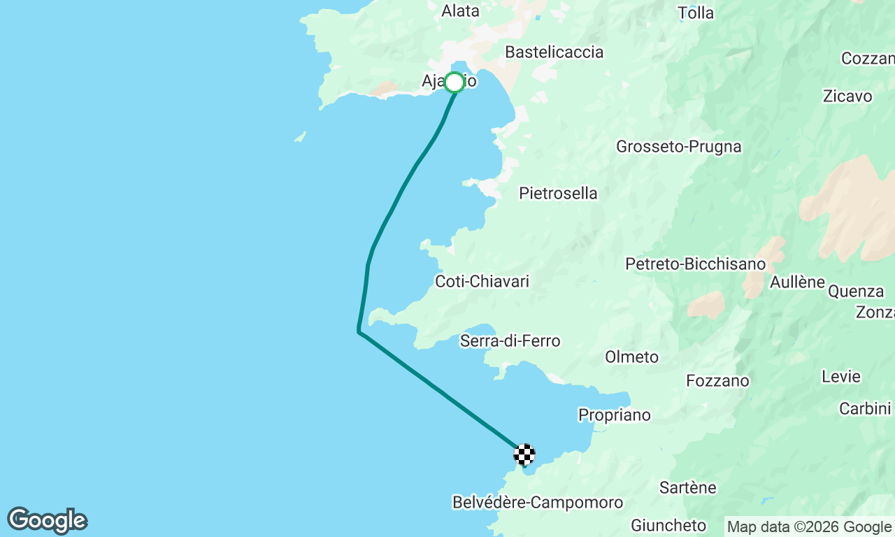 Voyage map