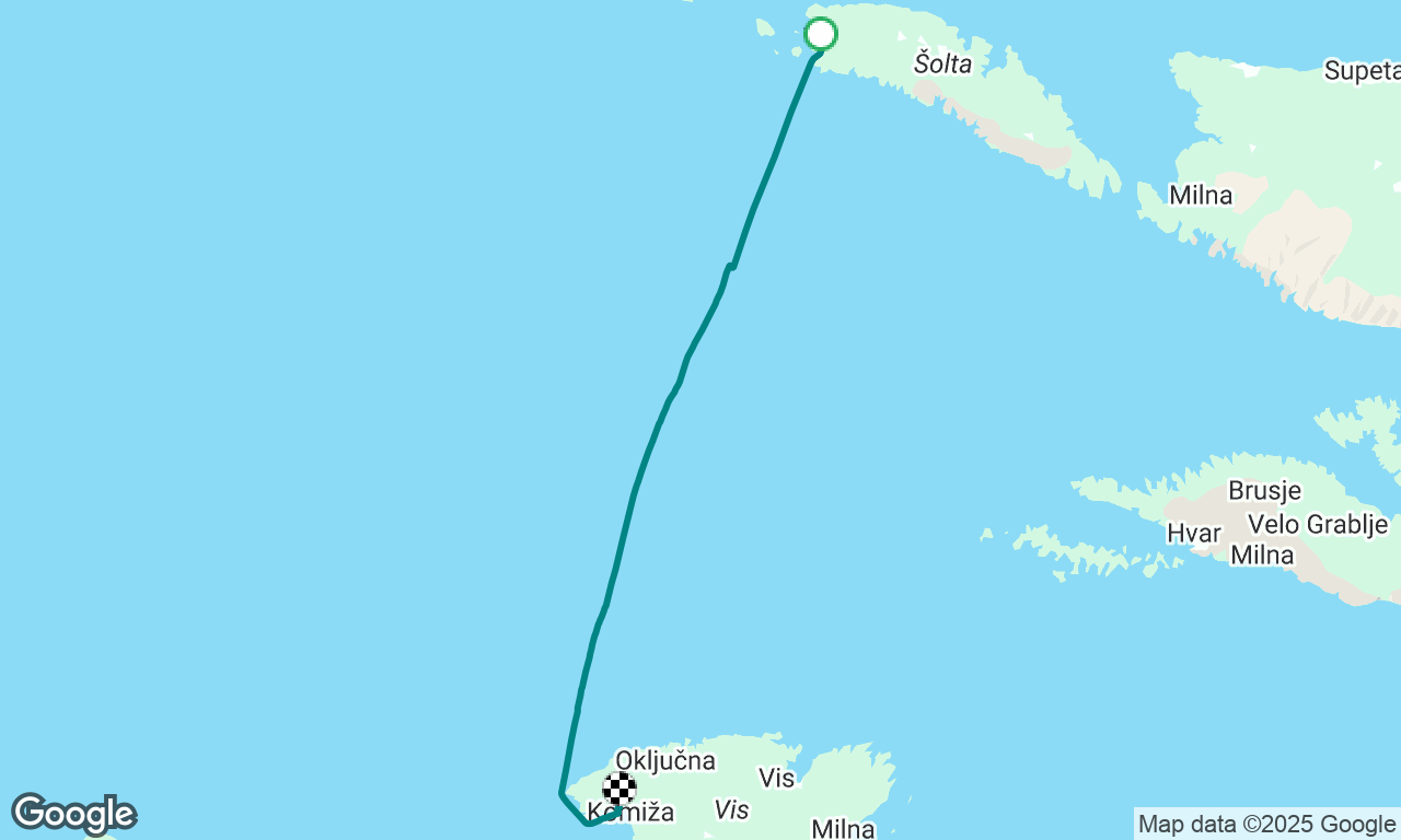 Day 2 - Solta to Vis