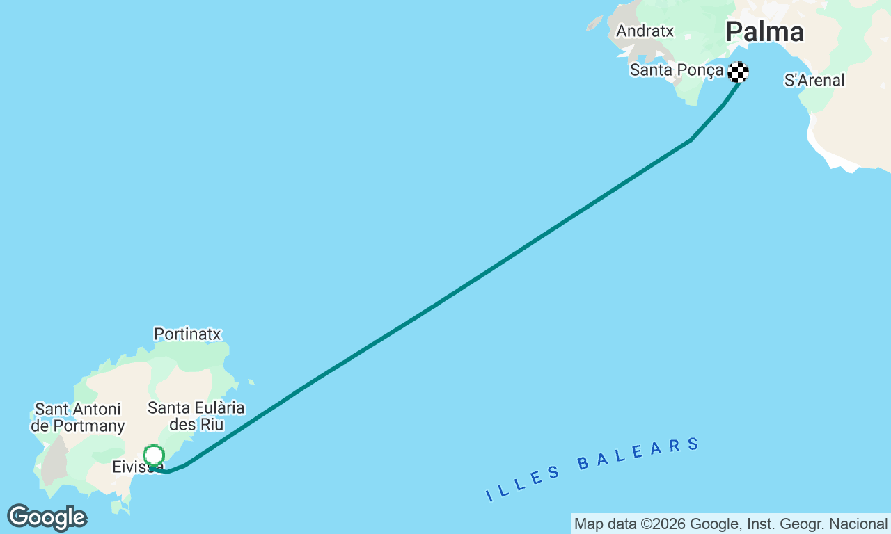 Voyage map
