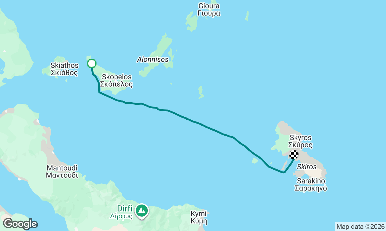 Voyage map