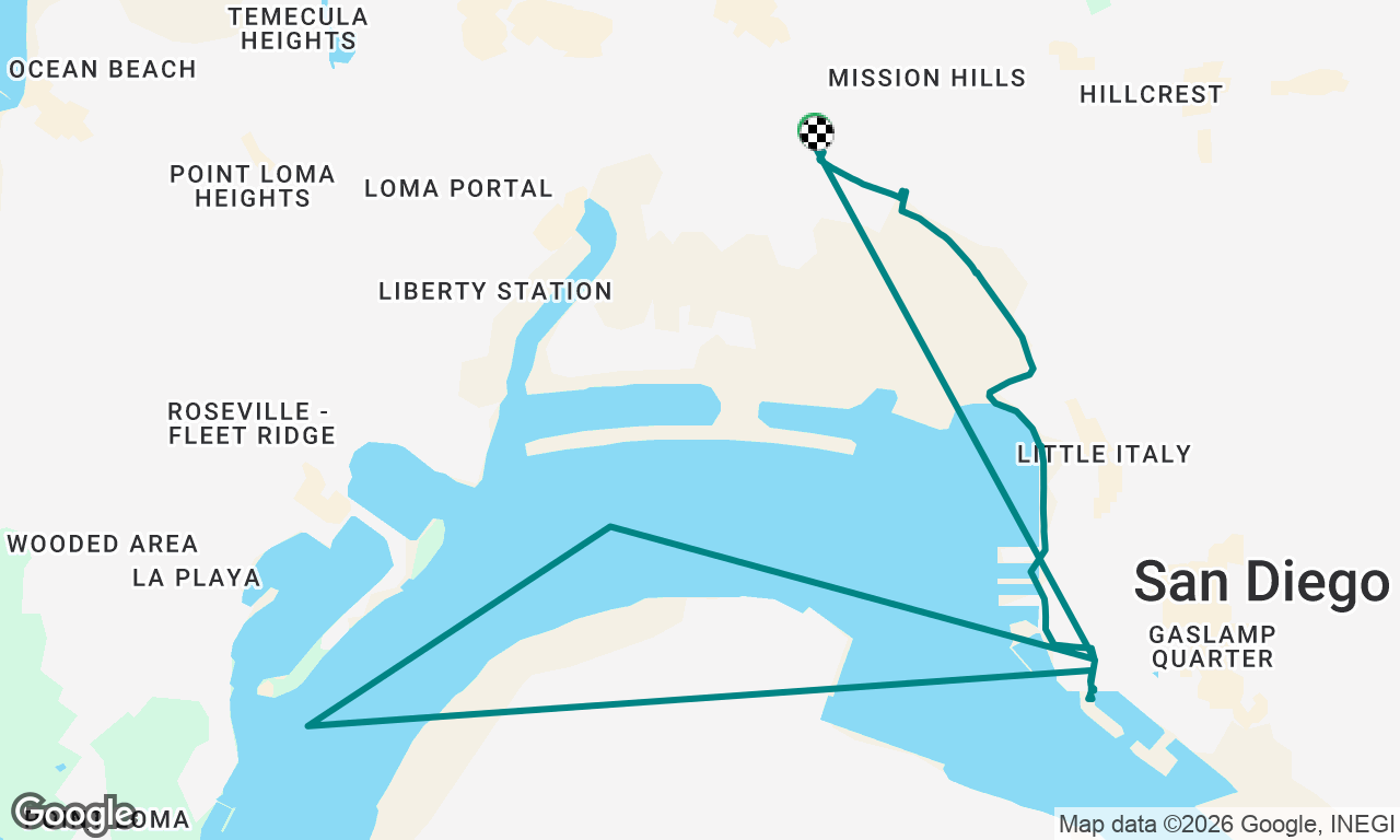 Voyage map