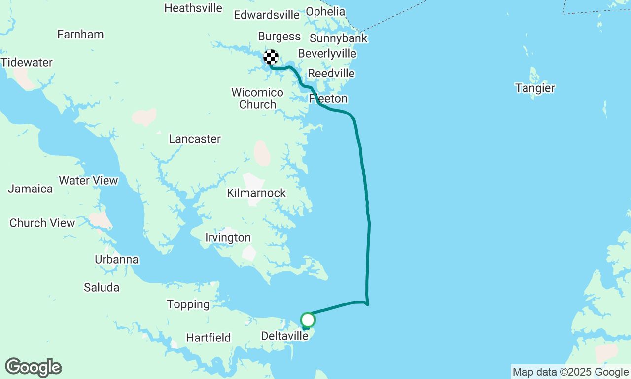 deltaville to Reedville ish. 