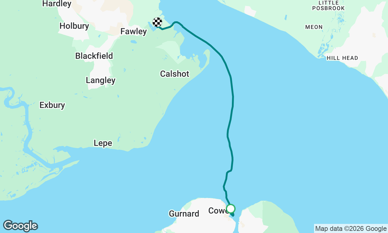 Cowes to Ashlett Creek 