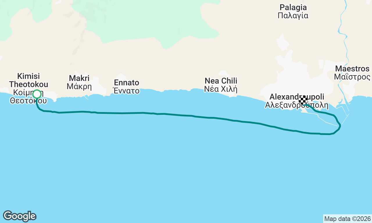 Voyage map