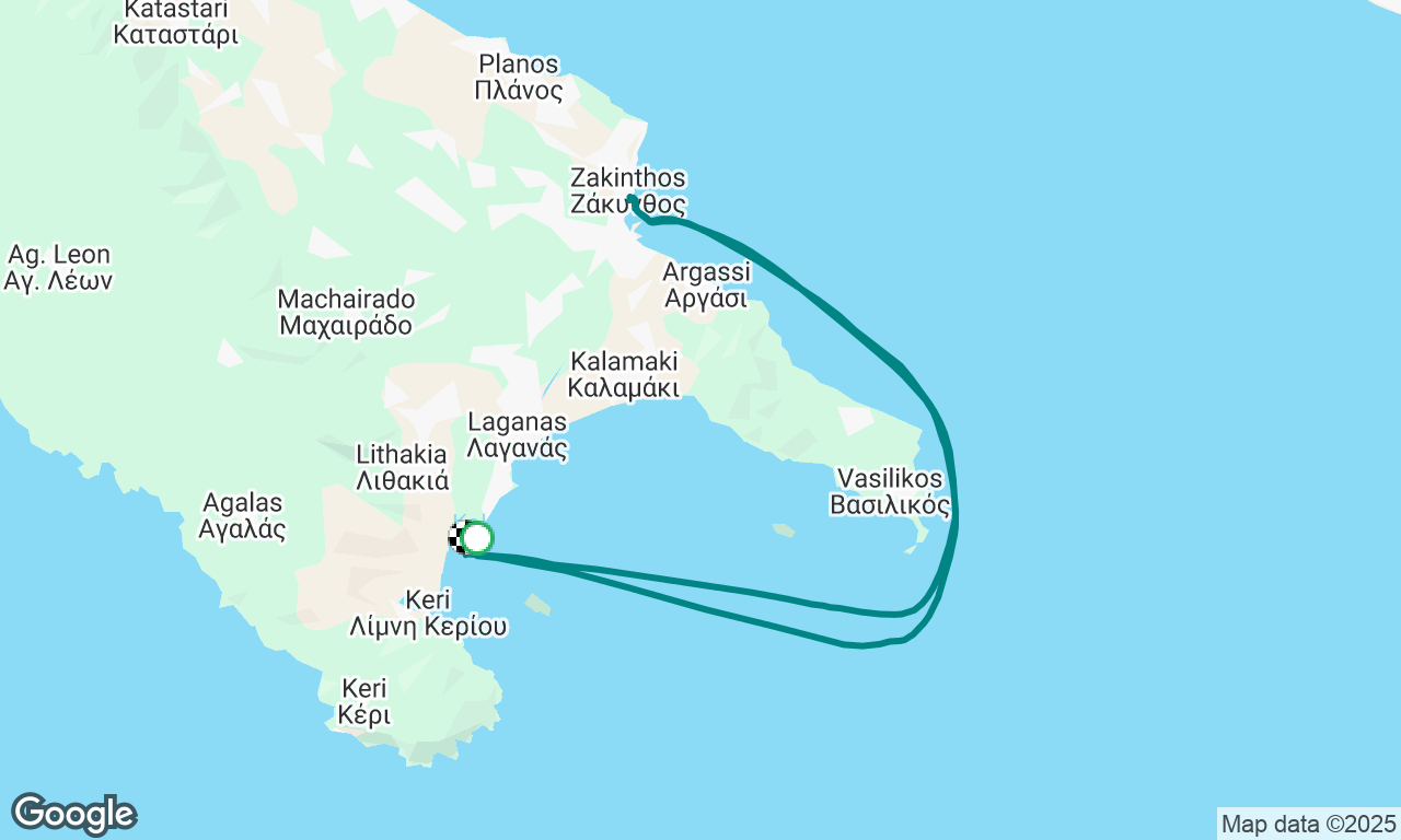 Keri to Z Port to Keri (Zakynthos)