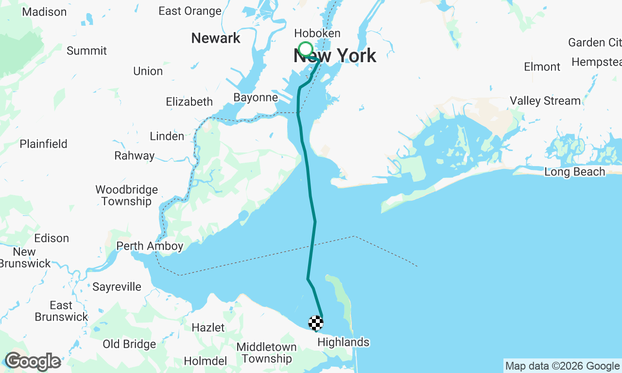 Voyage map