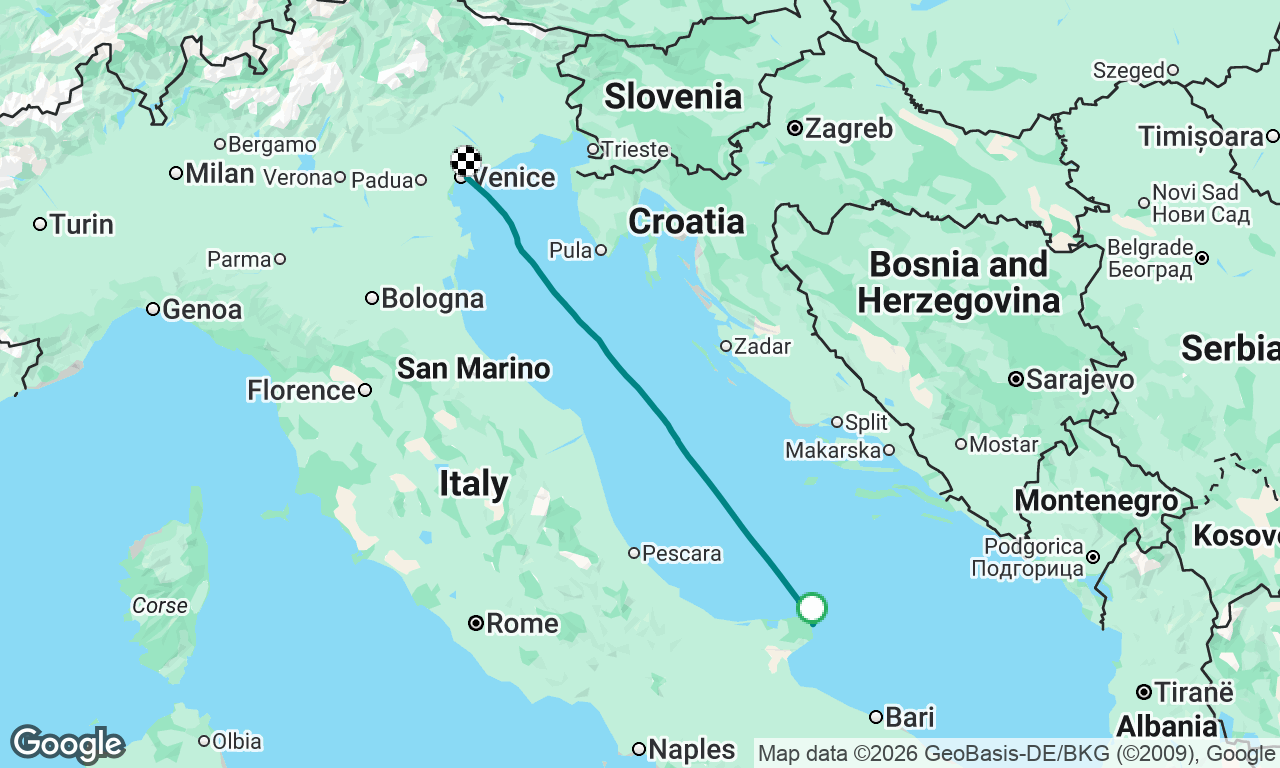 Voyage map
