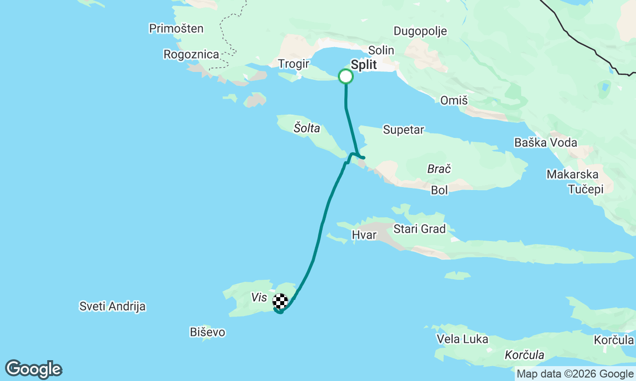 Voyage map