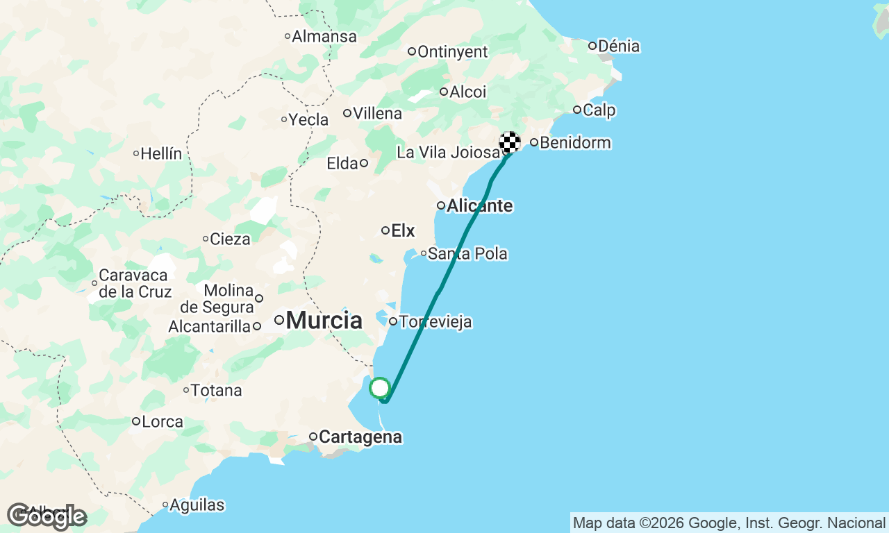 Voyage map