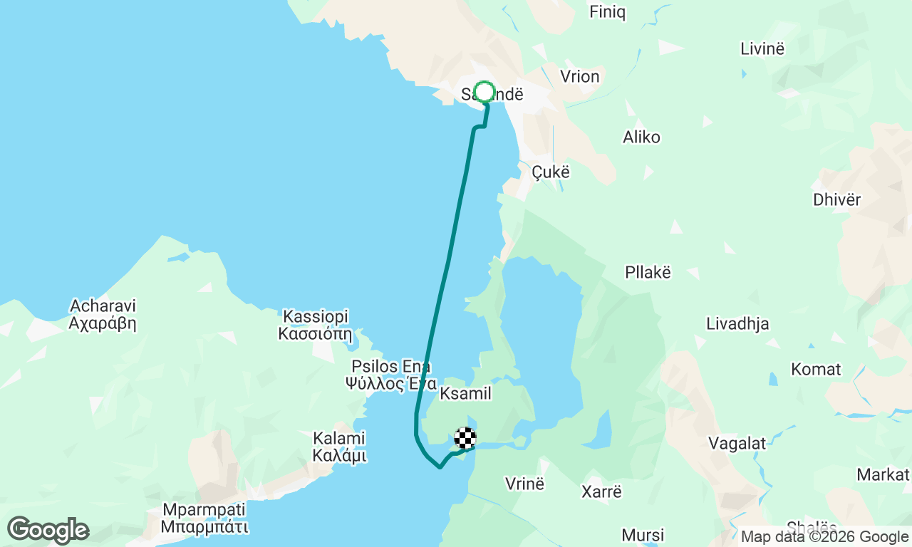 Voyage map