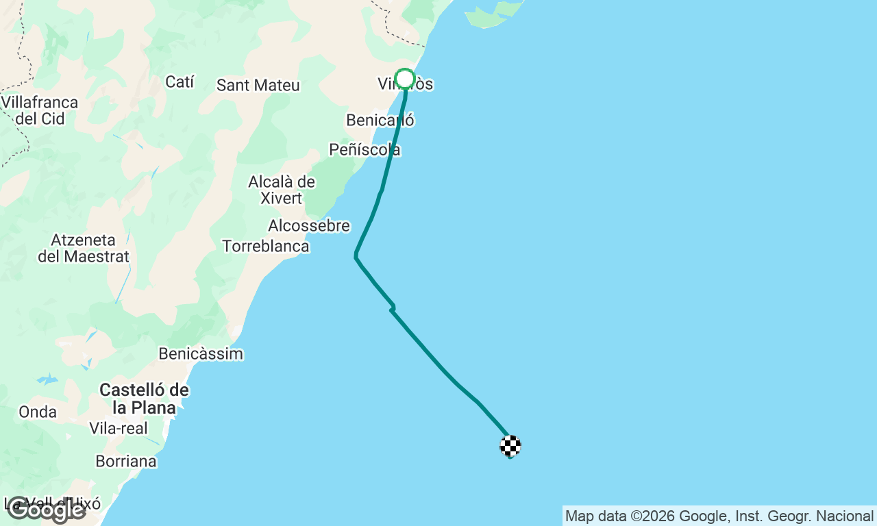 Voyage map