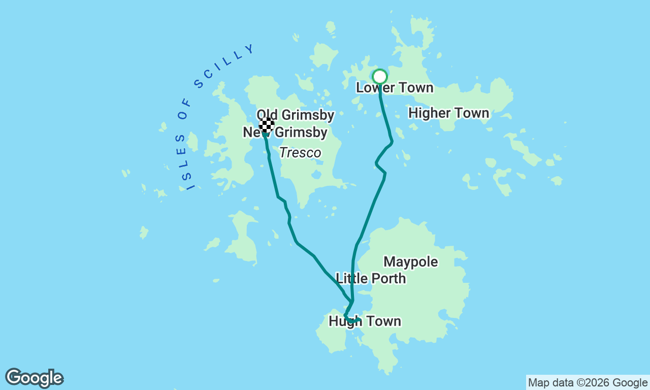 St Martin to St Mary to Tresco