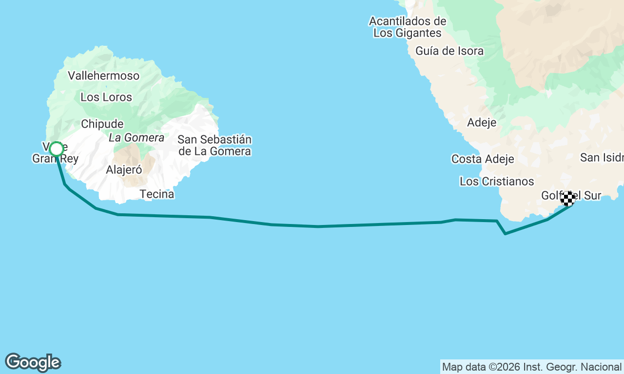 Voyage map