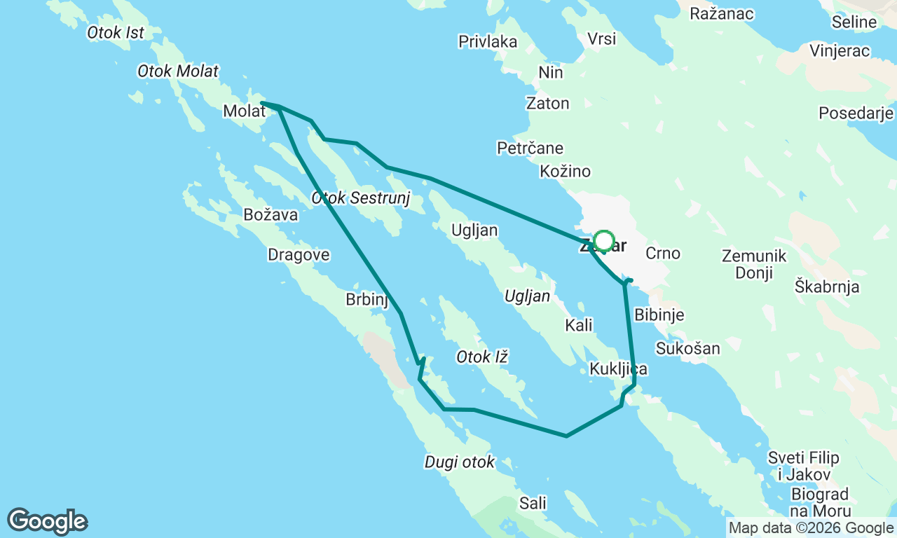 Voyage map