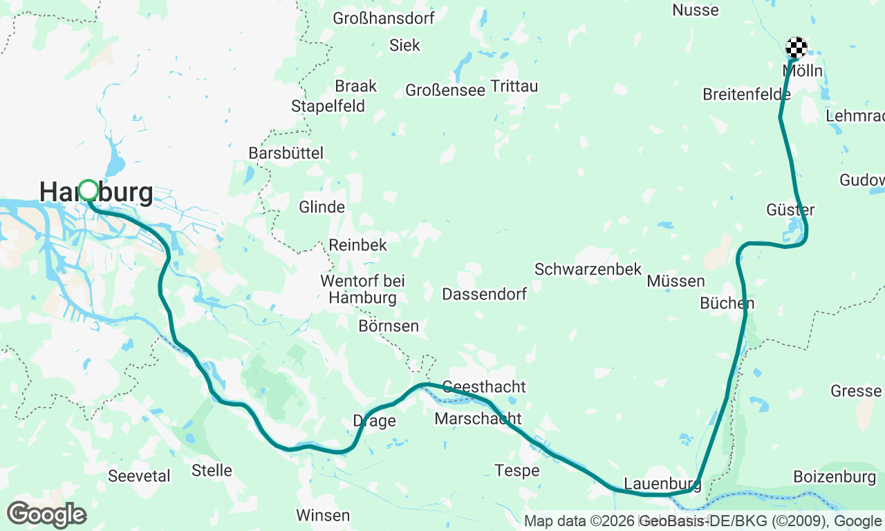 Hamburg hafencity til Molln 