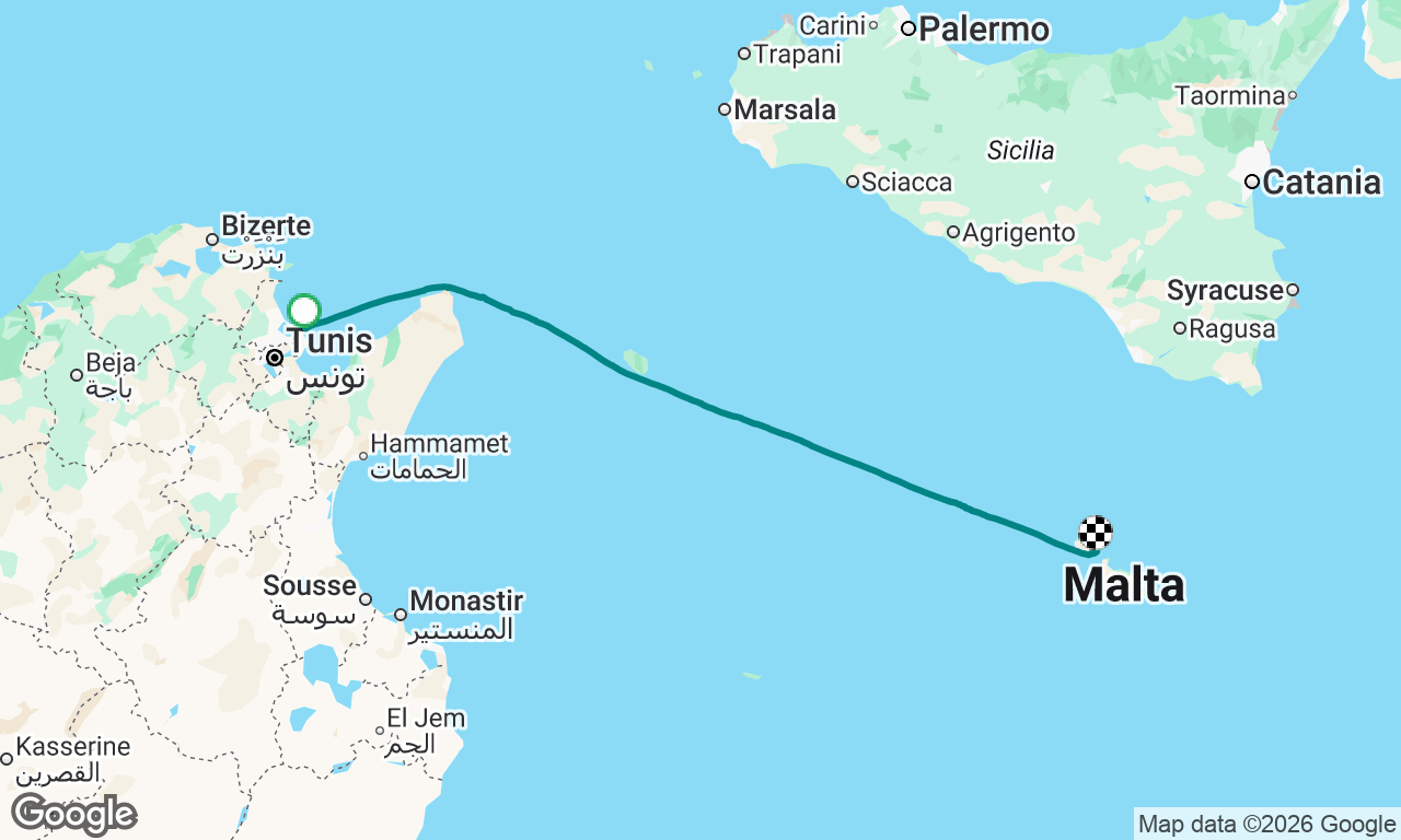 Delivery Tunis -Gozo