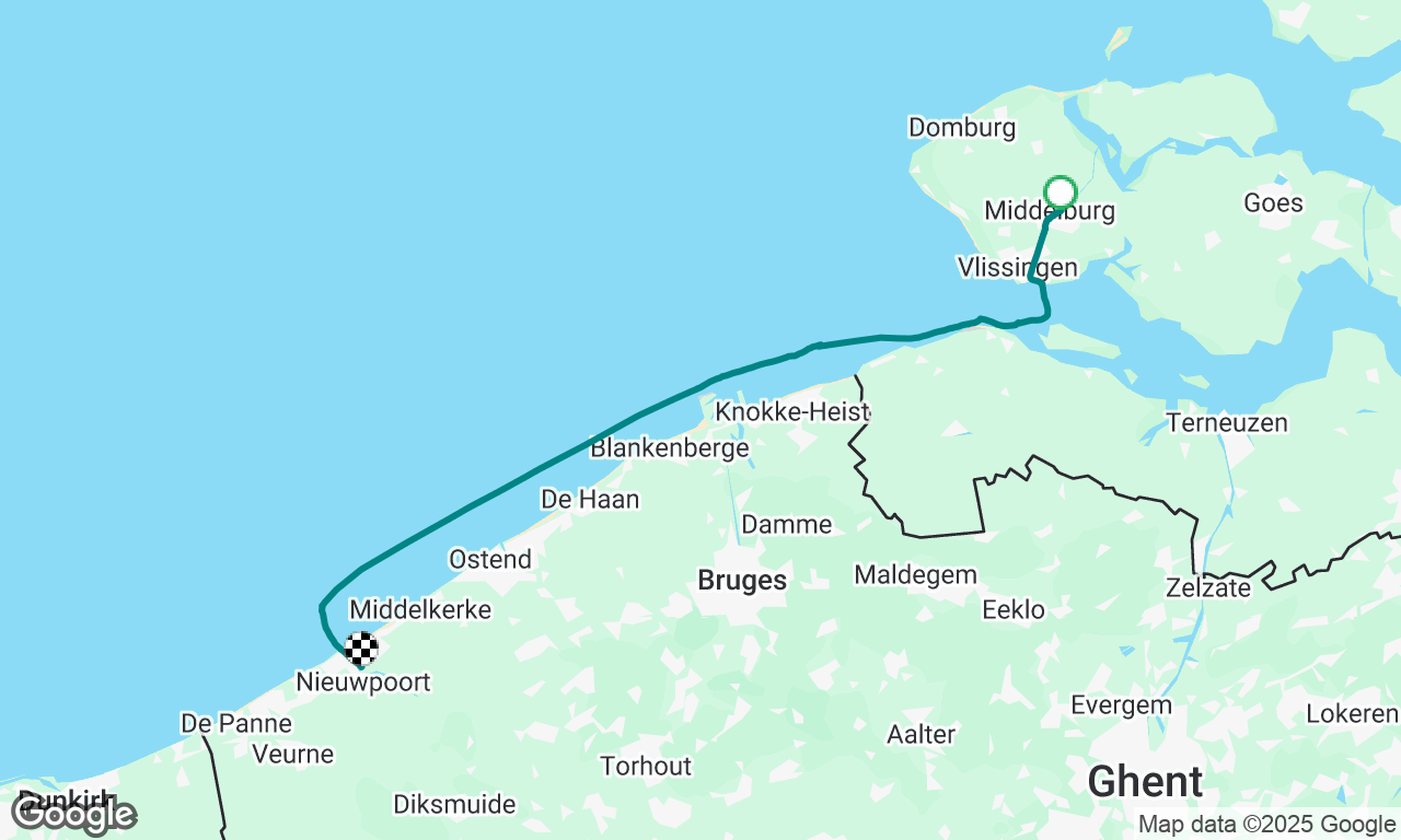 Middelberge to Nieuwpoort