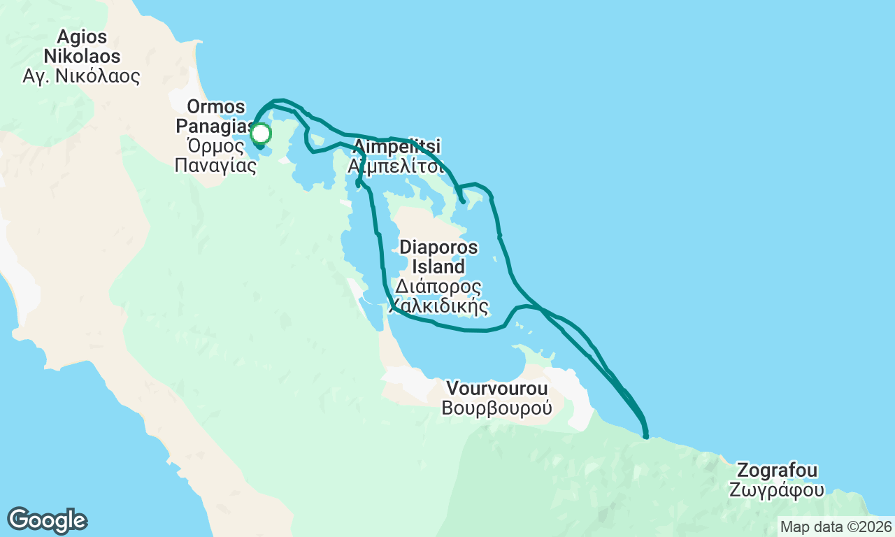 Voyage map