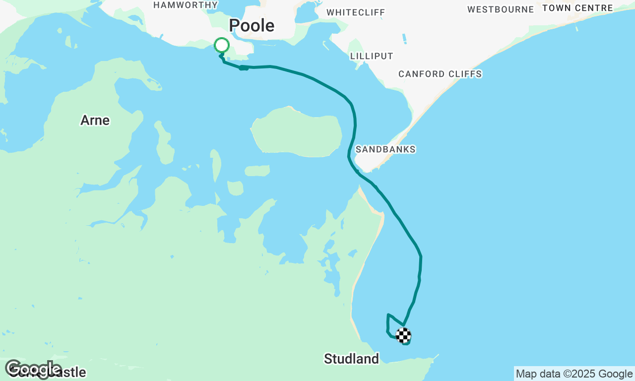 perfect autumn sail in the sunshine 