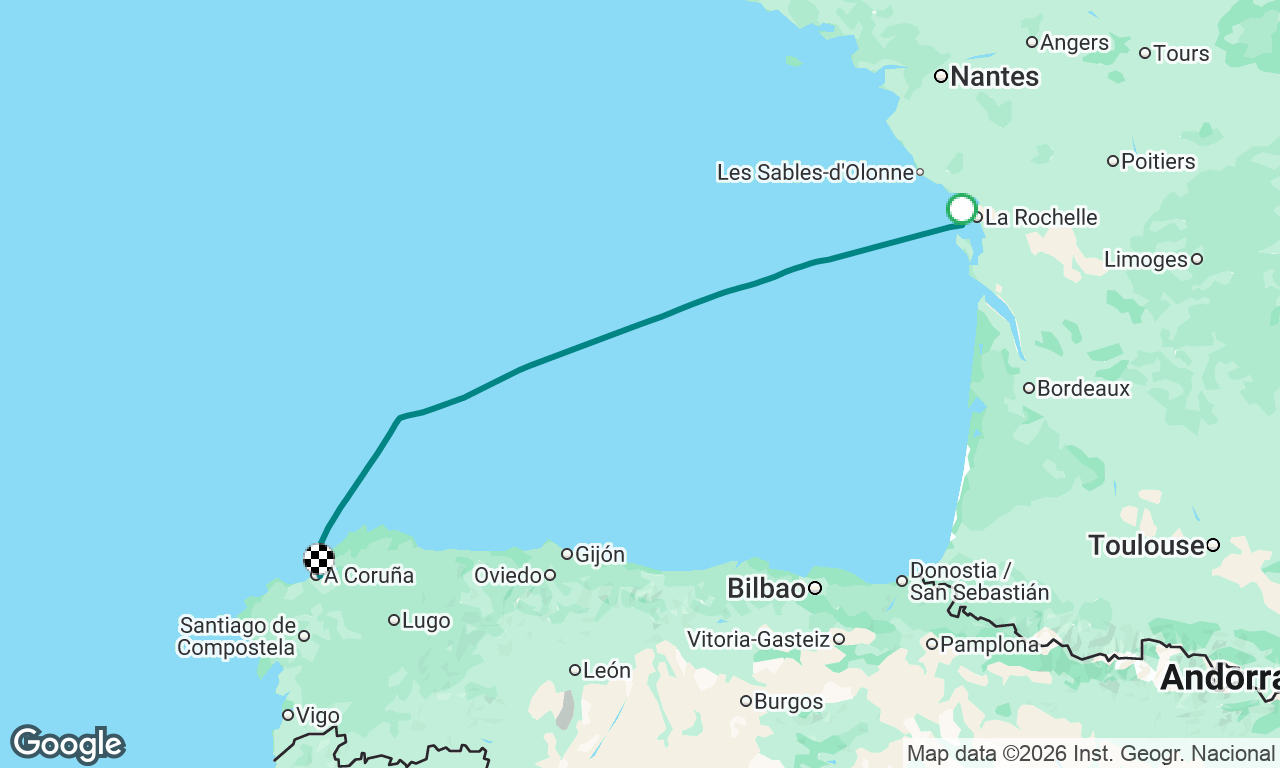 Voyage map