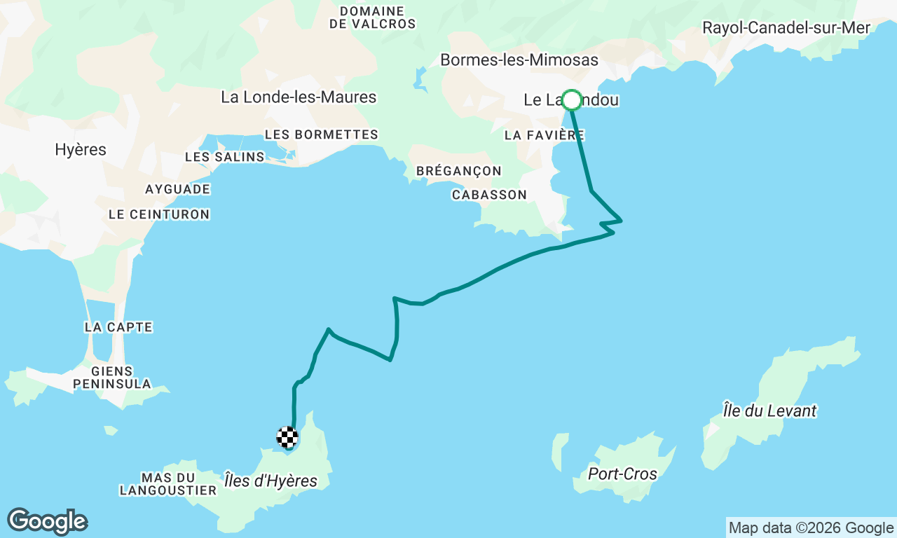 Voyage map
