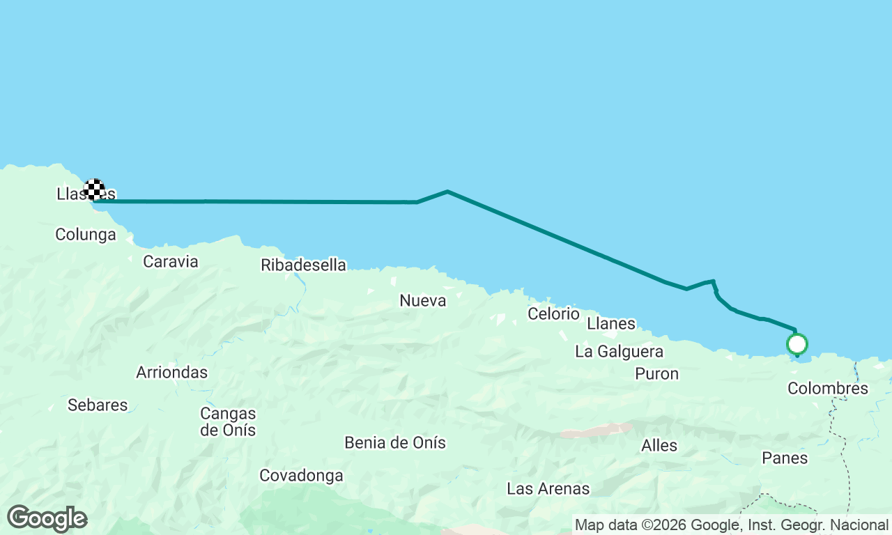 La Franca to Playa de Lastres