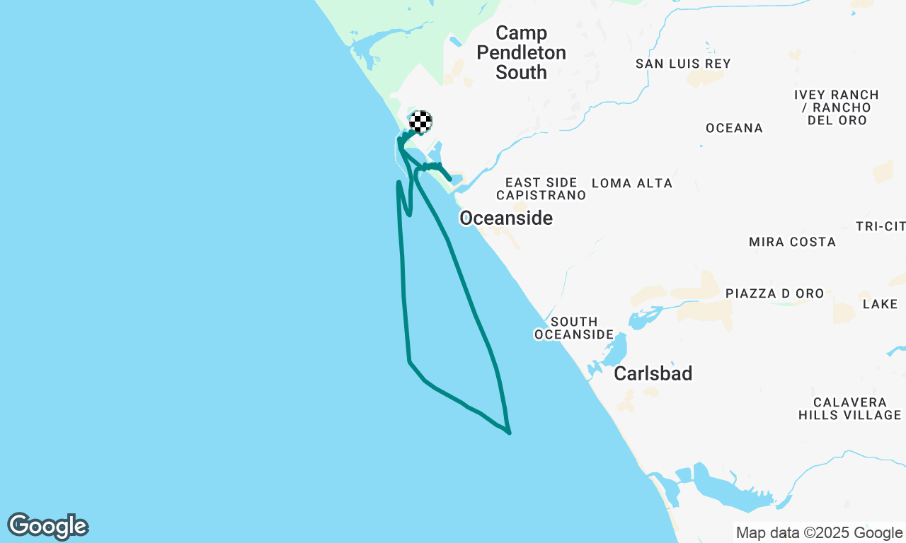 Spinnaker and made over 7kts SOG with same wind and No. 75