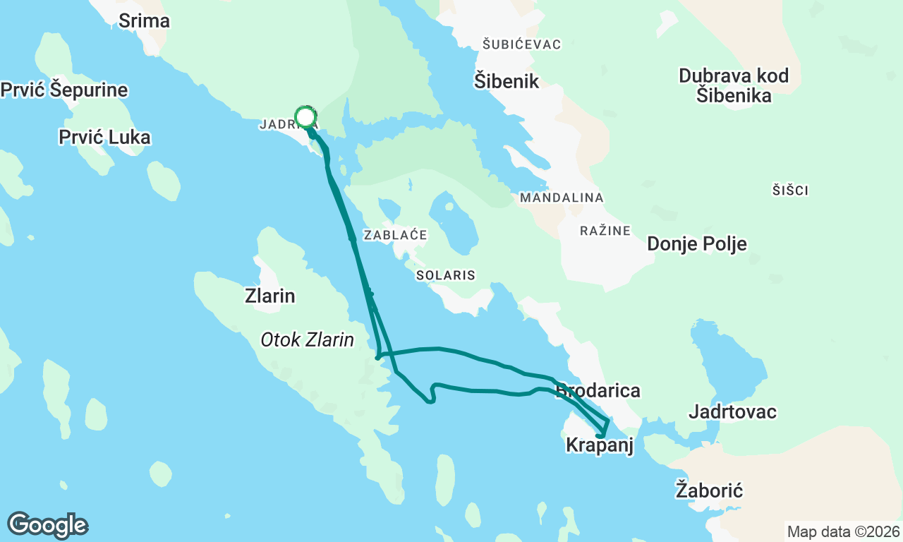Voyage map
