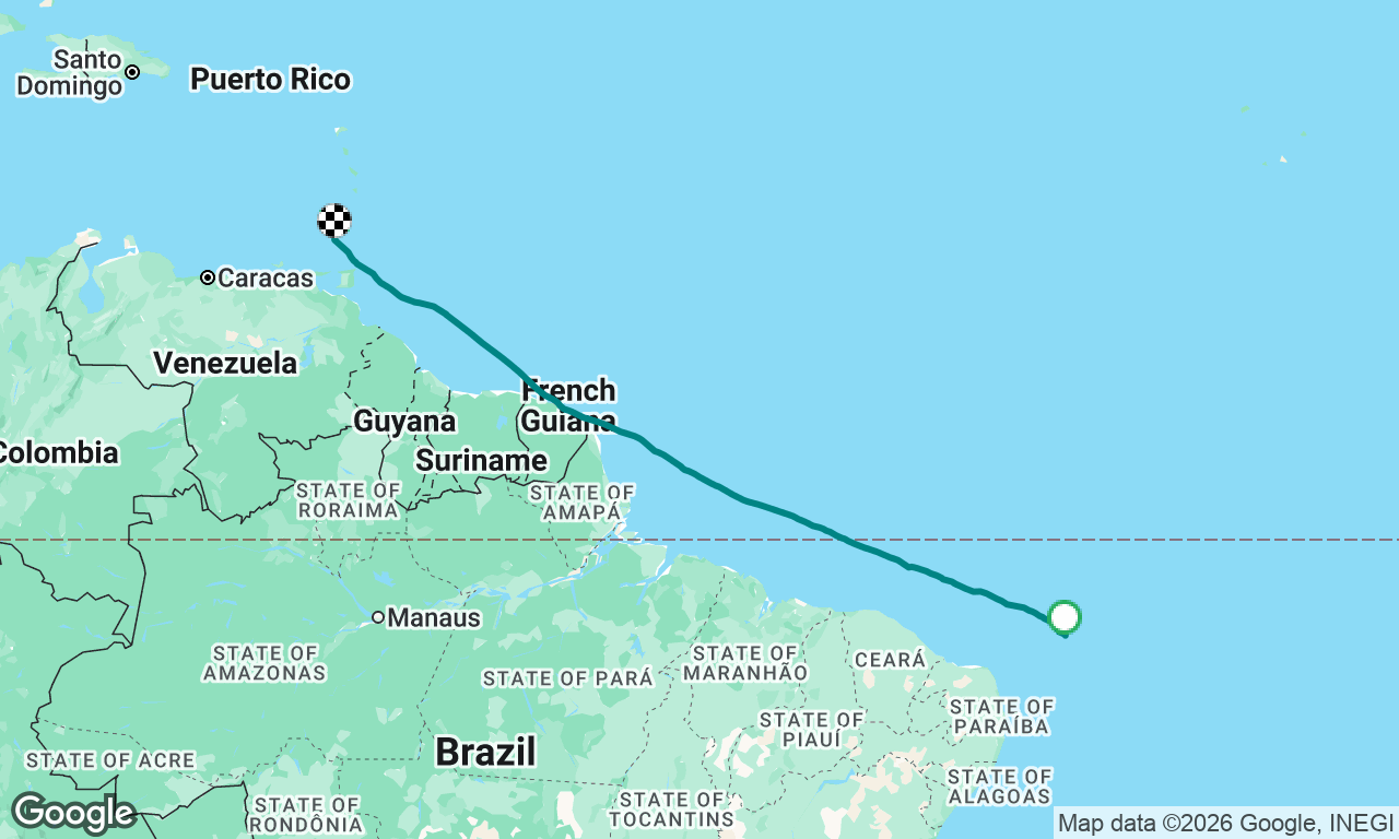 Voyage map