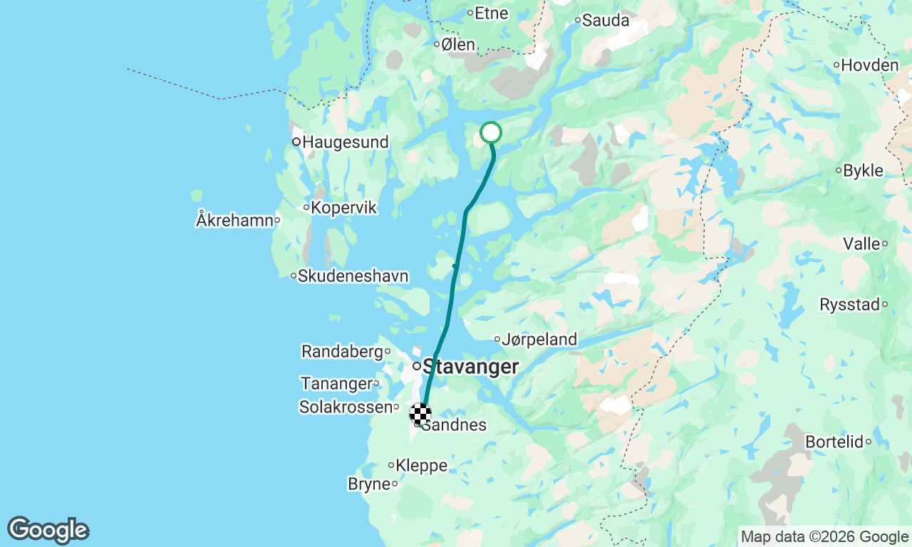 Voyage map