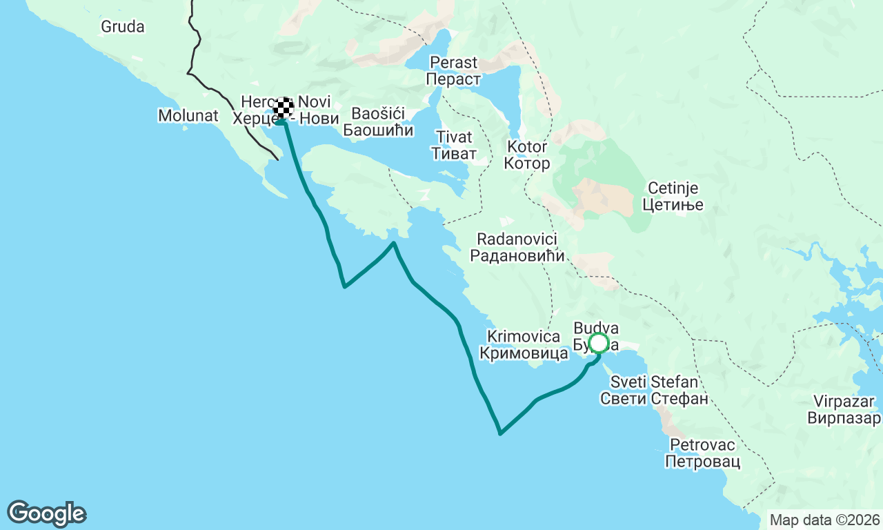 Voyage map