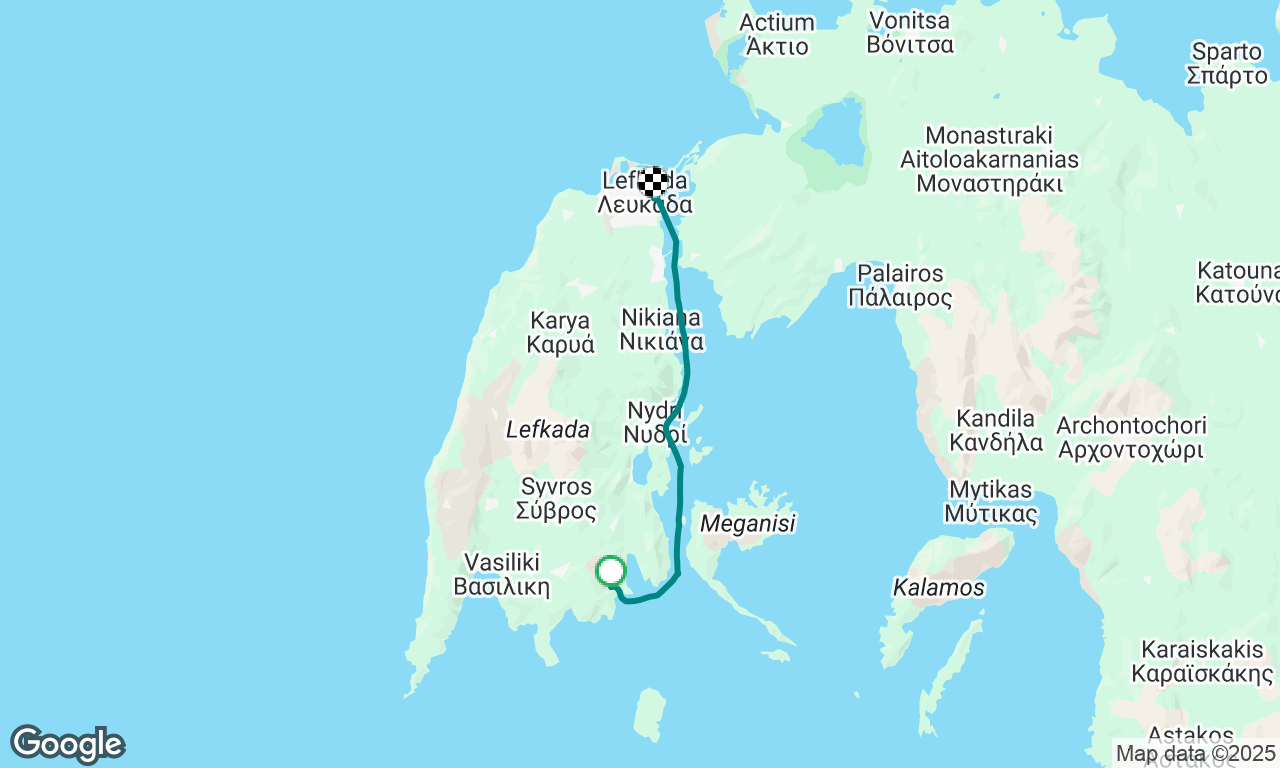 Syvota to Lefkada, Greece