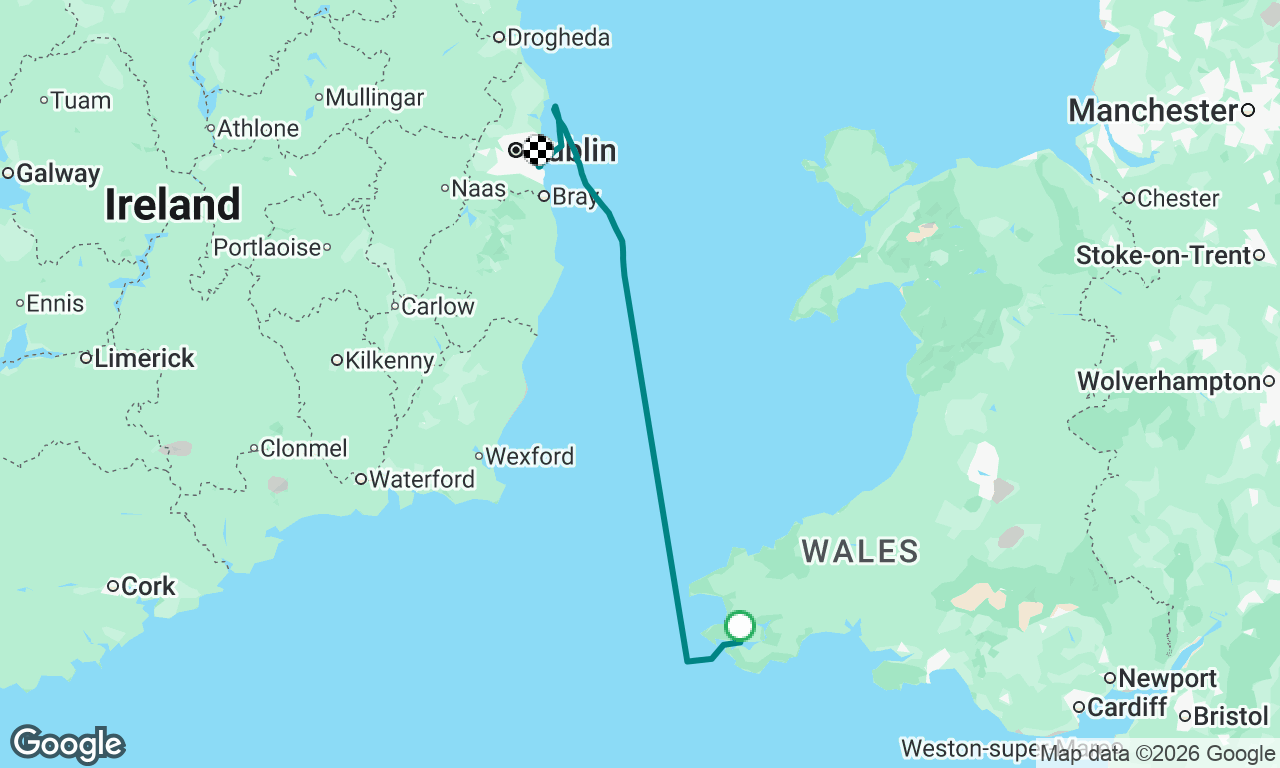 Day 19, Milford Haven to Dun Laoghaire