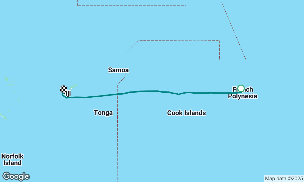 Tahiti, to Fiji, Lautoka