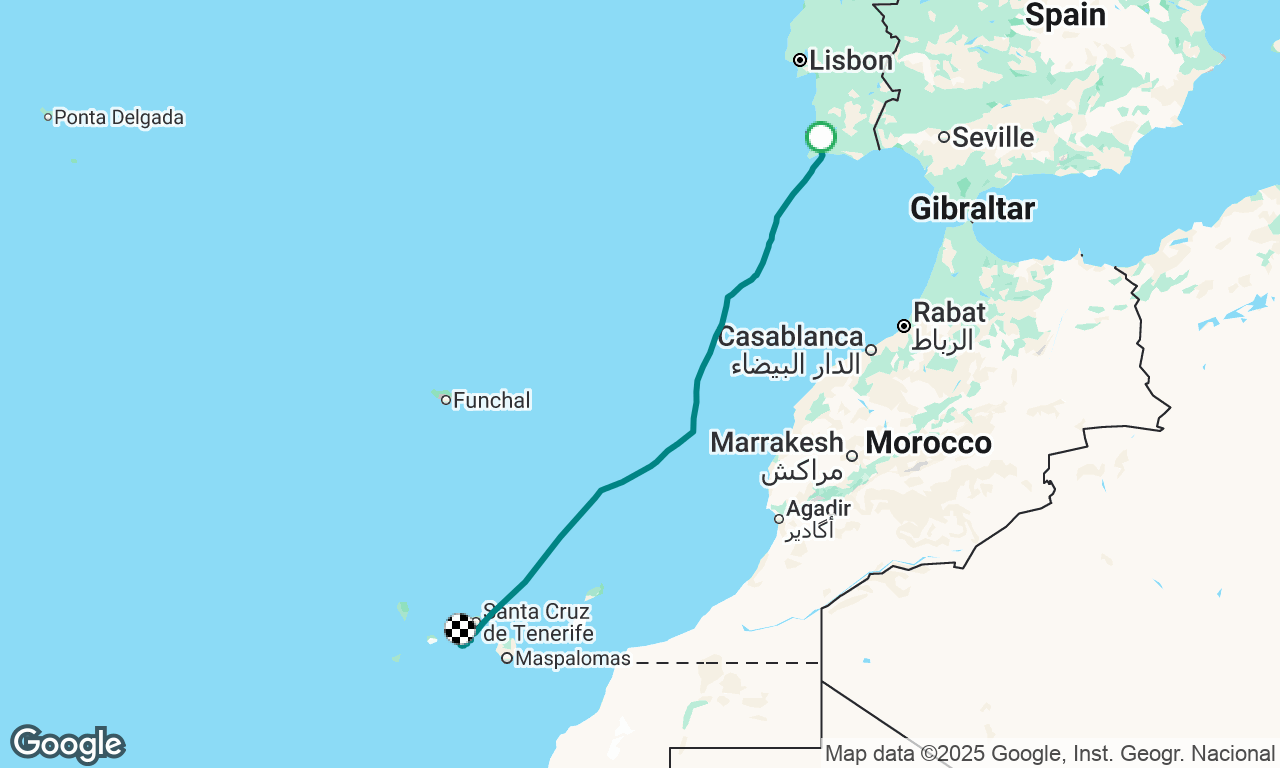 Lagos to Tenerife