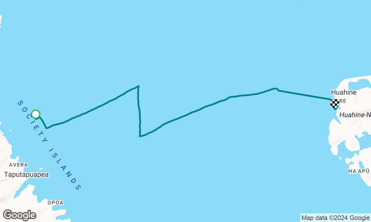 Taaha/Raietea to Huahine