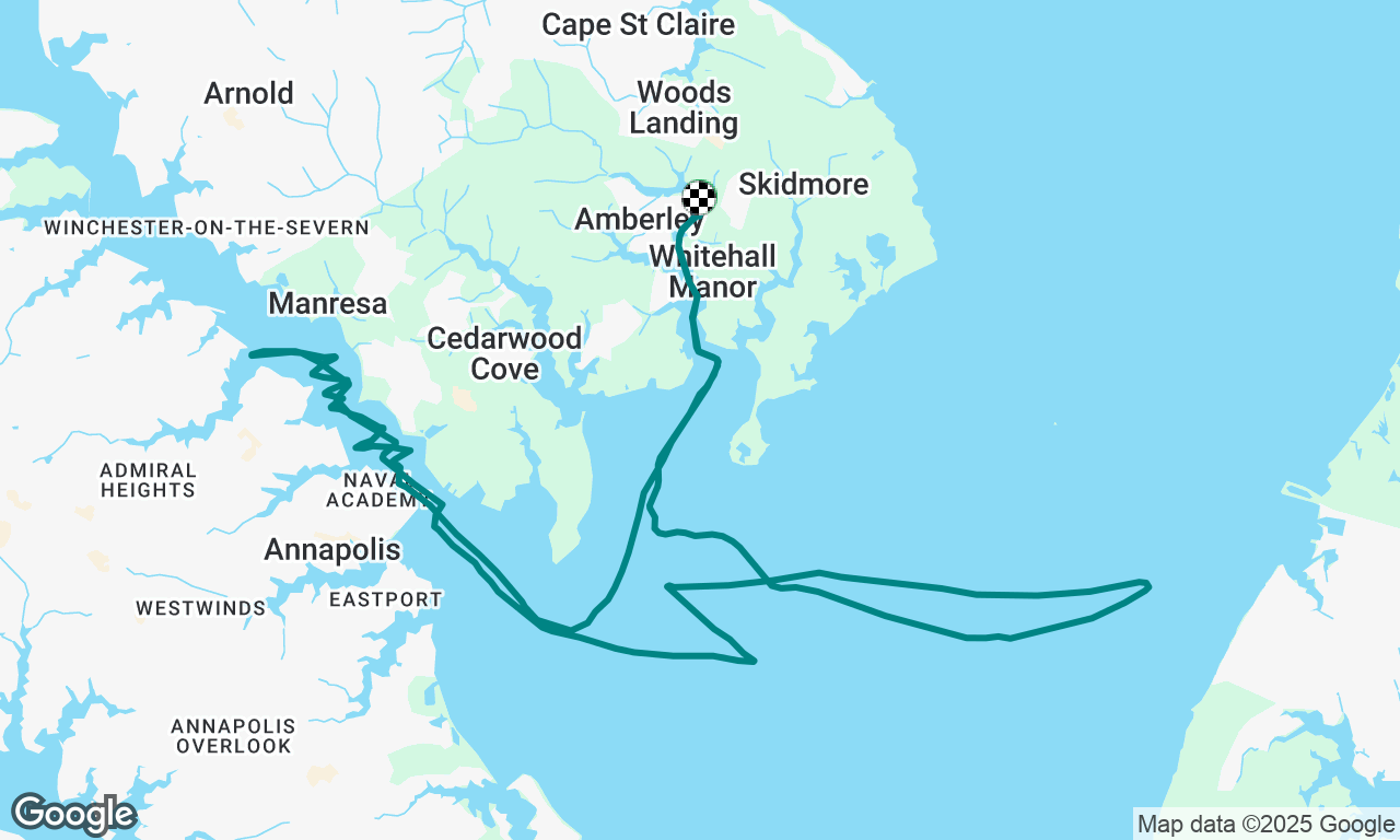 Kent Island to Severn to Weems Creek and back!