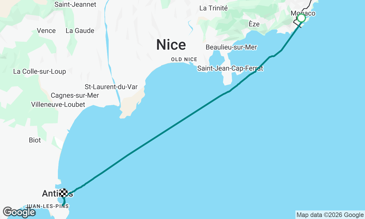 Voyage map