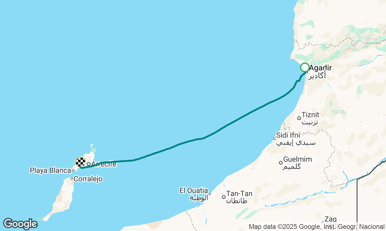 Voyage map